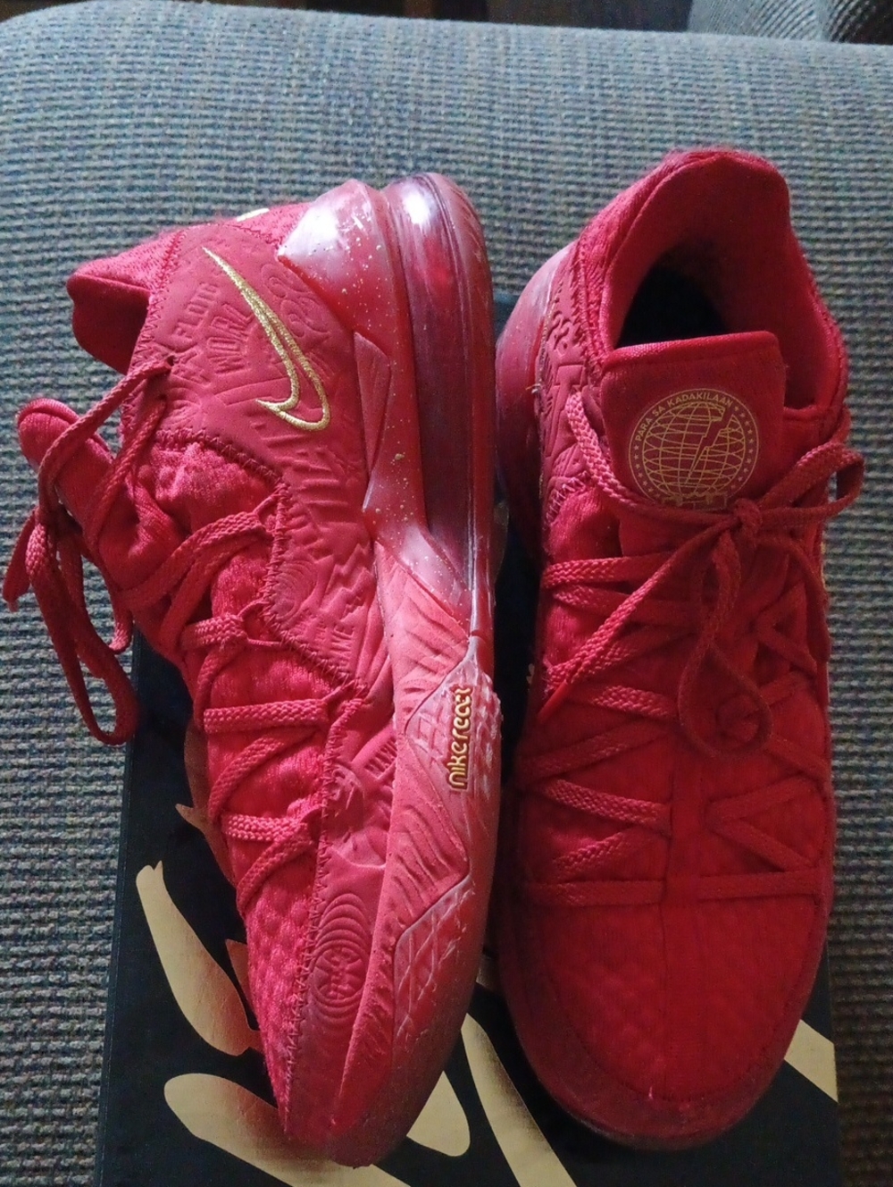 Limited Edition University Red Lebron XVII SIZE 12